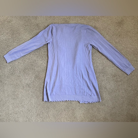 NWOT Evolution by Cyrus Purple Lavender Cardigan ~ size SP - Picture 2 of 9